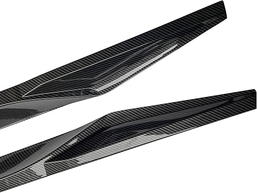 Miniatura 5 de IKON MOTORSPORTS, 2 faldas laterales compatibles con Honda Civic 11 generación Sedan Hatchback 2022-2025, faldas laterales, paneles basculantes de