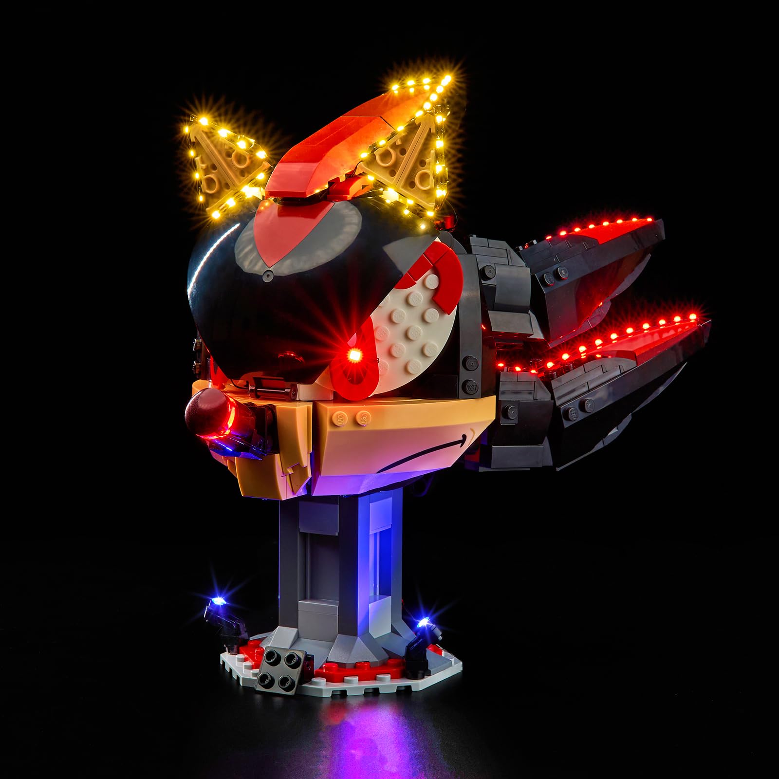 Kyglaring LED Light Kit Compatible with Lego Sonic：Shadow The Hedgehog 77000 Building Blocks, Upgraded Lighting Accessories for Lego 77000 Model Set,