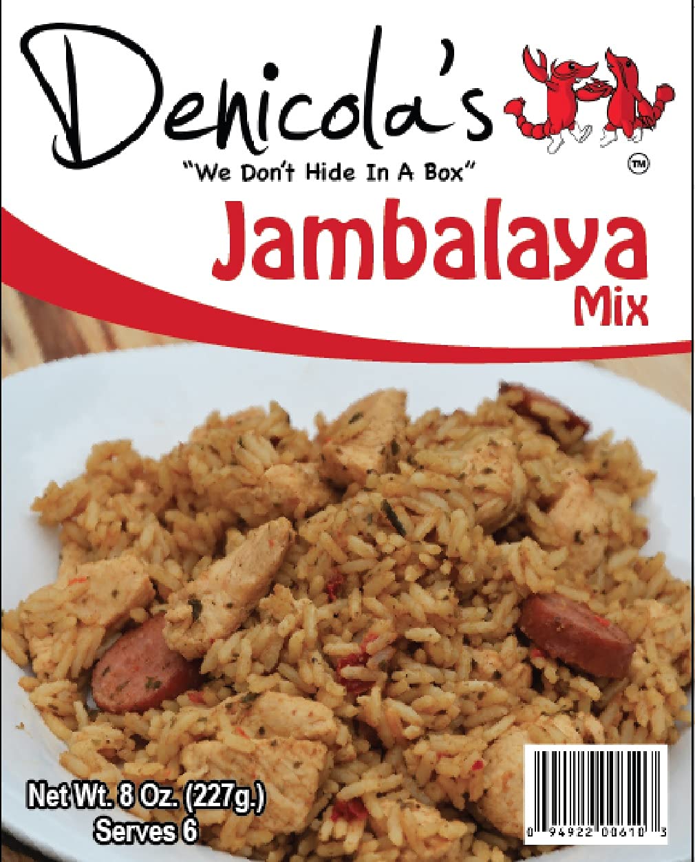Buy Cajun CraveDenicola's Cajun Creole Jambalaya Mix, 8 Ounce Bag (No MSG, Makes 6 One Cup