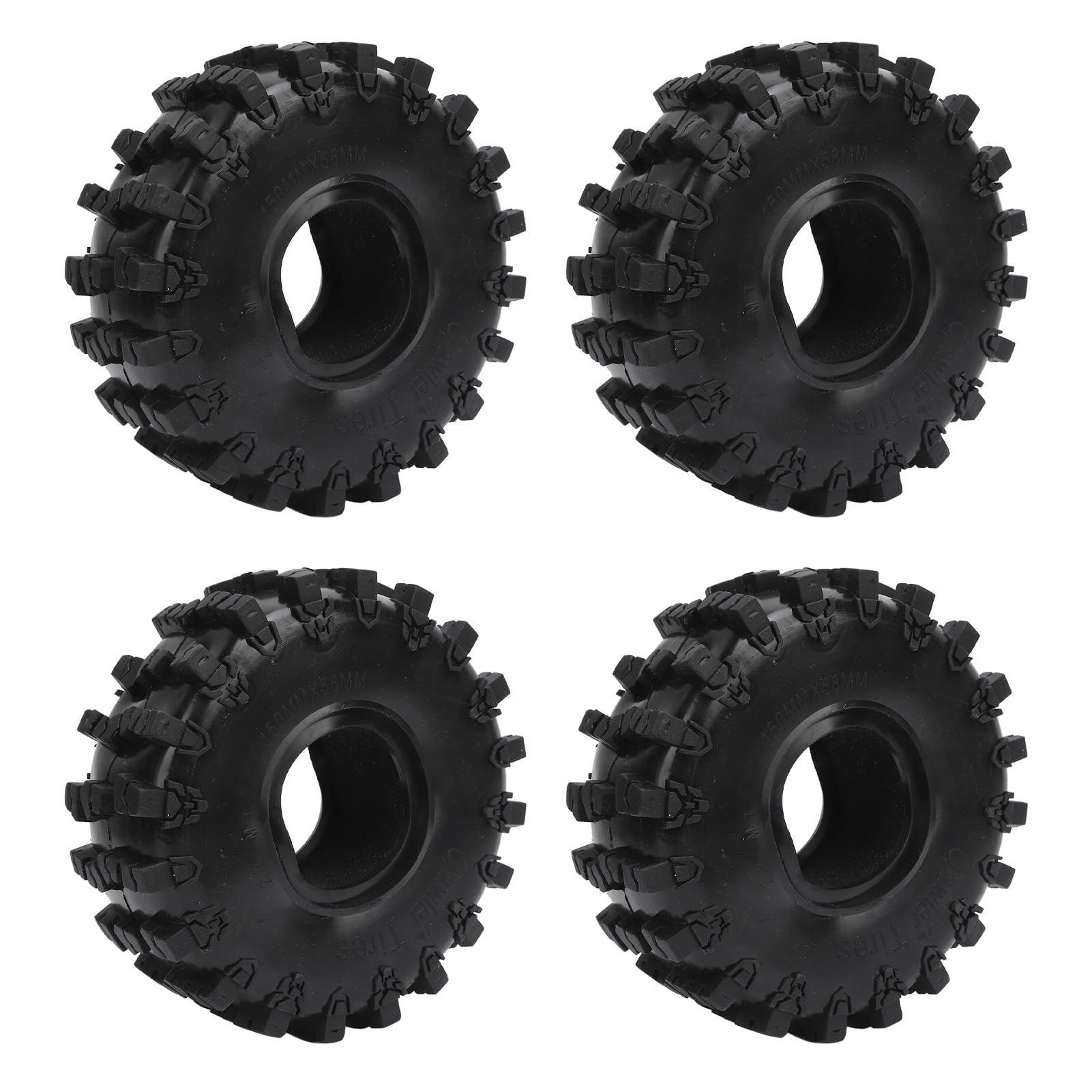 RiToEasysports 4PCS RC WŁÓWKI KŁATY Zestaw, Plastikowe Opony Błotne Opon RC Tire na Osiowym Samochodzie 1/10