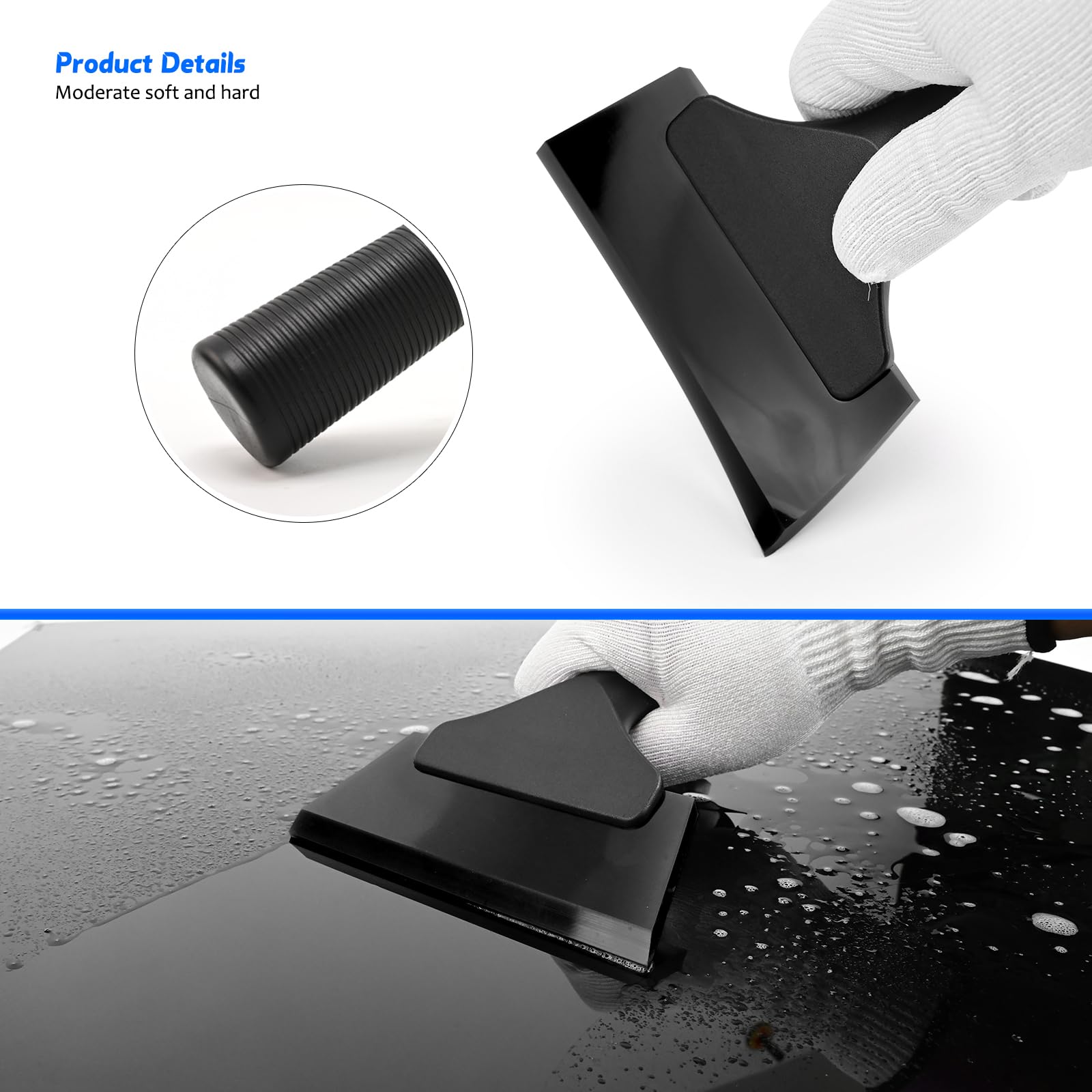 Kit Applicazione Pellicola Auto CGEAMDY – 3 Spatole Per Rivestimento Vinile E Tinteggiatura (Verde) - 5