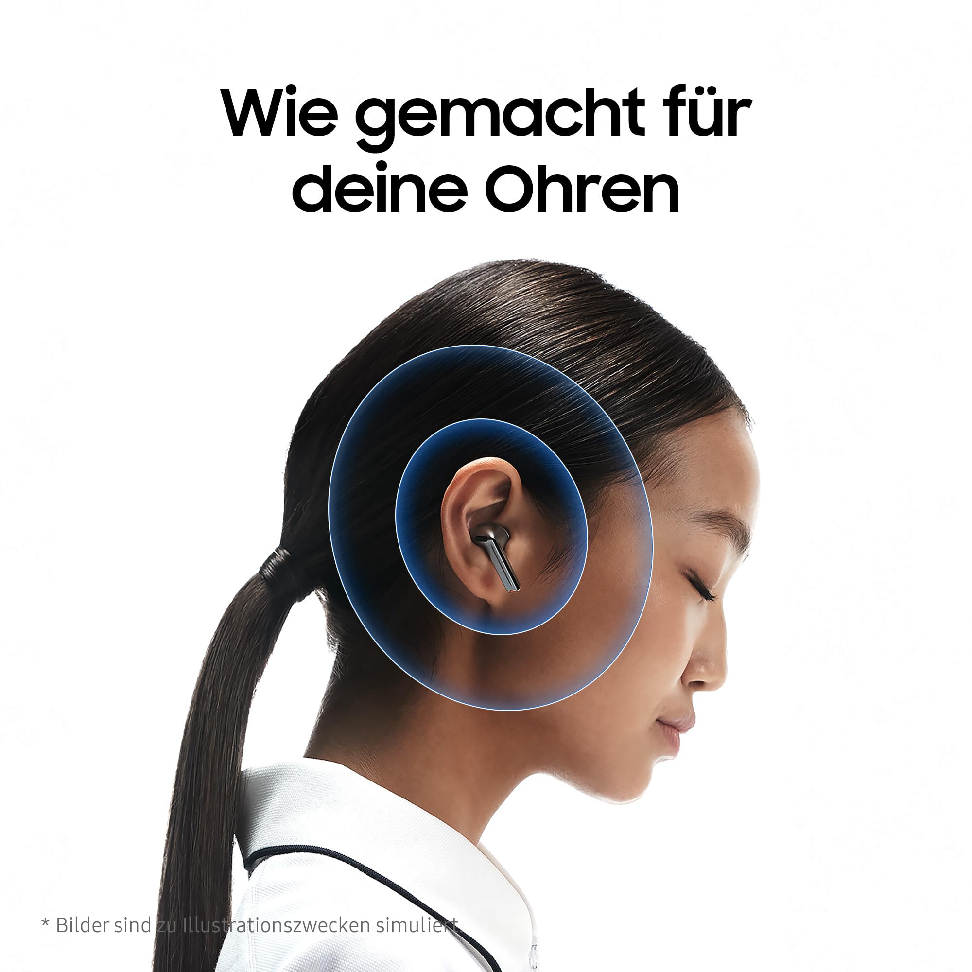 Samsung Galaxy Buds3 Écouteurs Intra-Auriculaires sans Fil Bluetooth avec réduction Active du Bruit (ANC), réduction adaptative du Bruit, avec Audio à 360°, argenté et étui Transparent Anymode