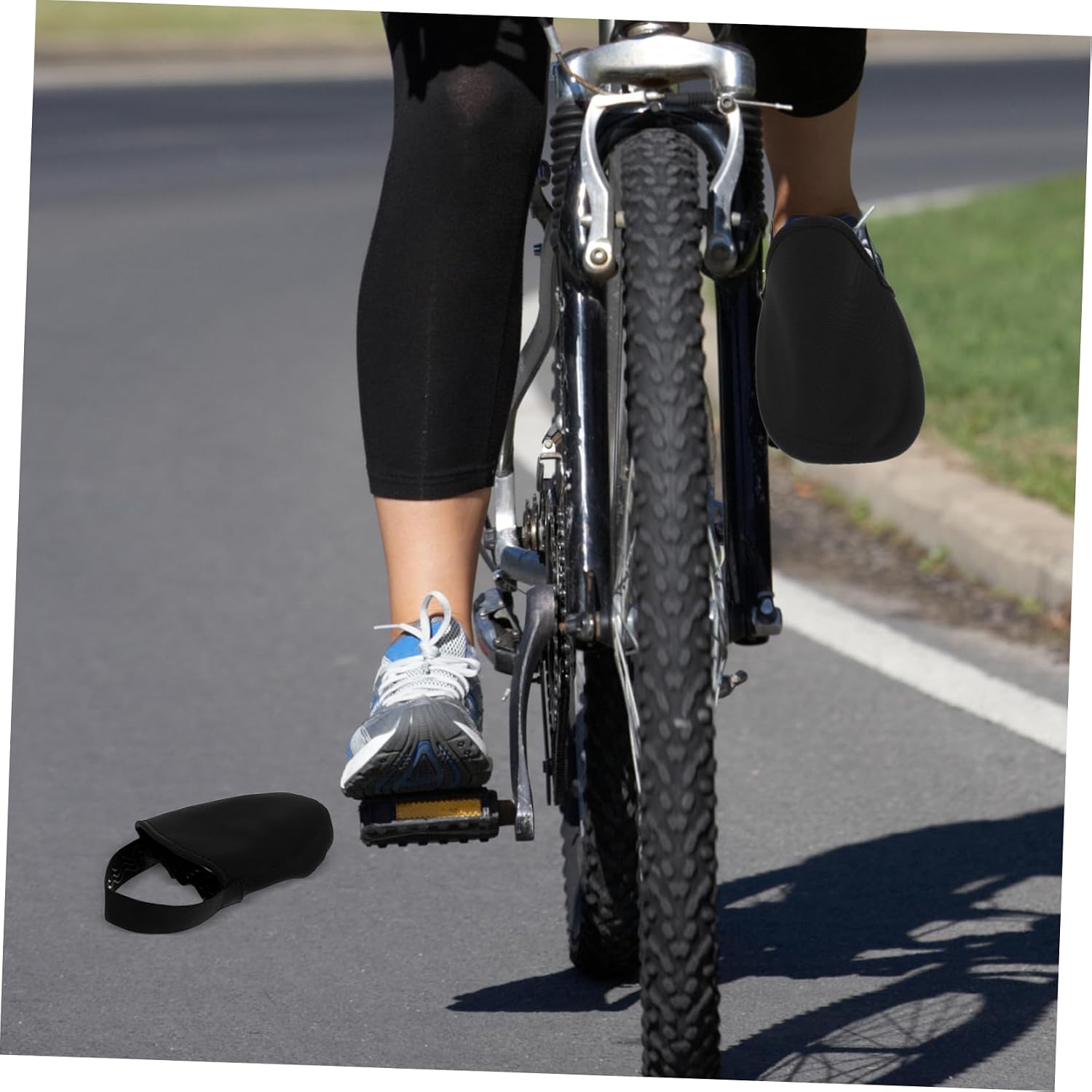 Winter Bike Shoe Covers Non-Slip Bike Shoe Toe Covers Warm and Windproof Cycling Shoe Cover Thermal