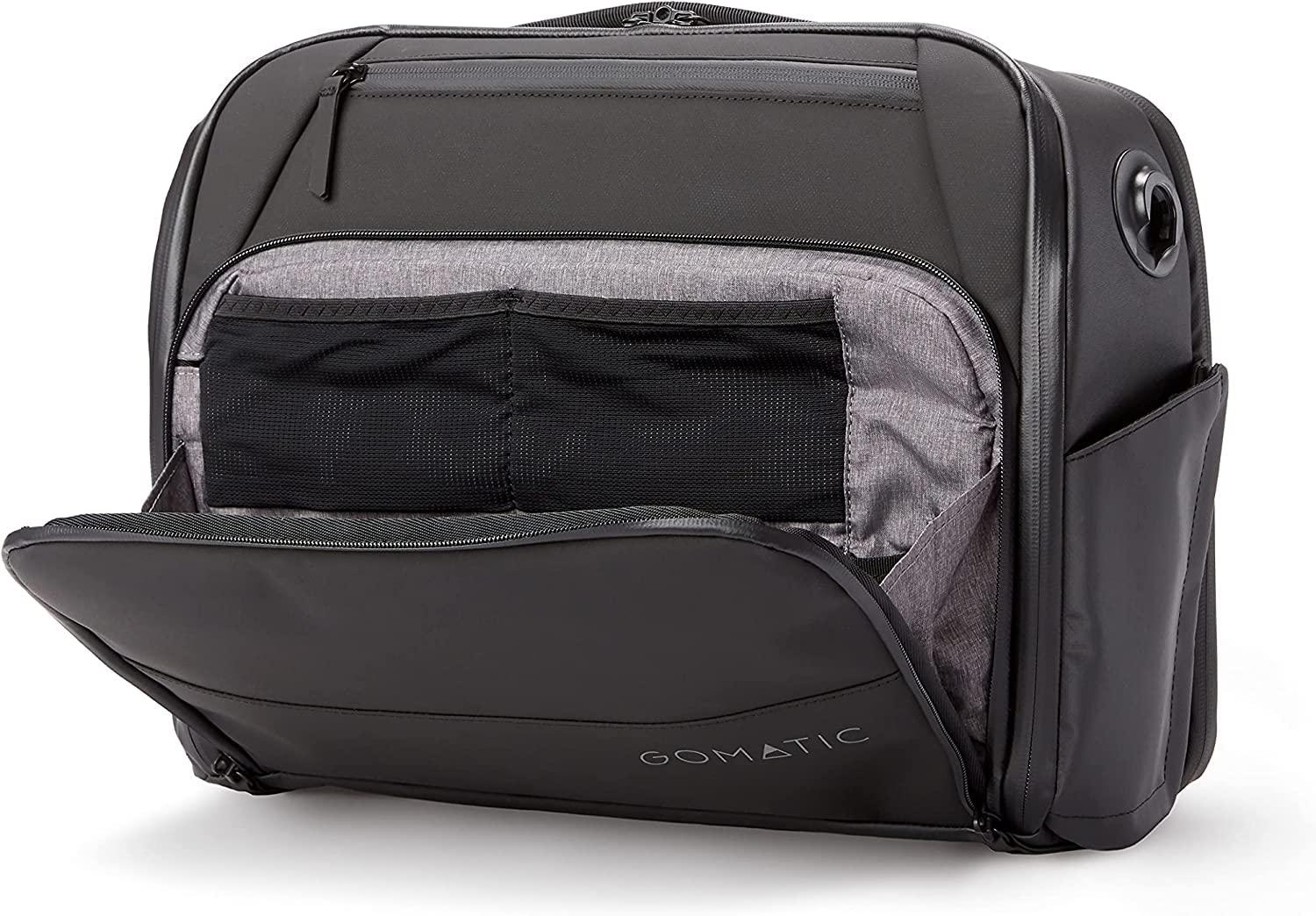 Gomatic Messenger Bag 15 L | Bandolera | Maletín para Portátil | Impermeable | Bolso Cruzado | Bolsa para Portátil | Bolso para la Oficina | Bolsa de Trabajo | Bolso para Cámara | Resistente al Agua
