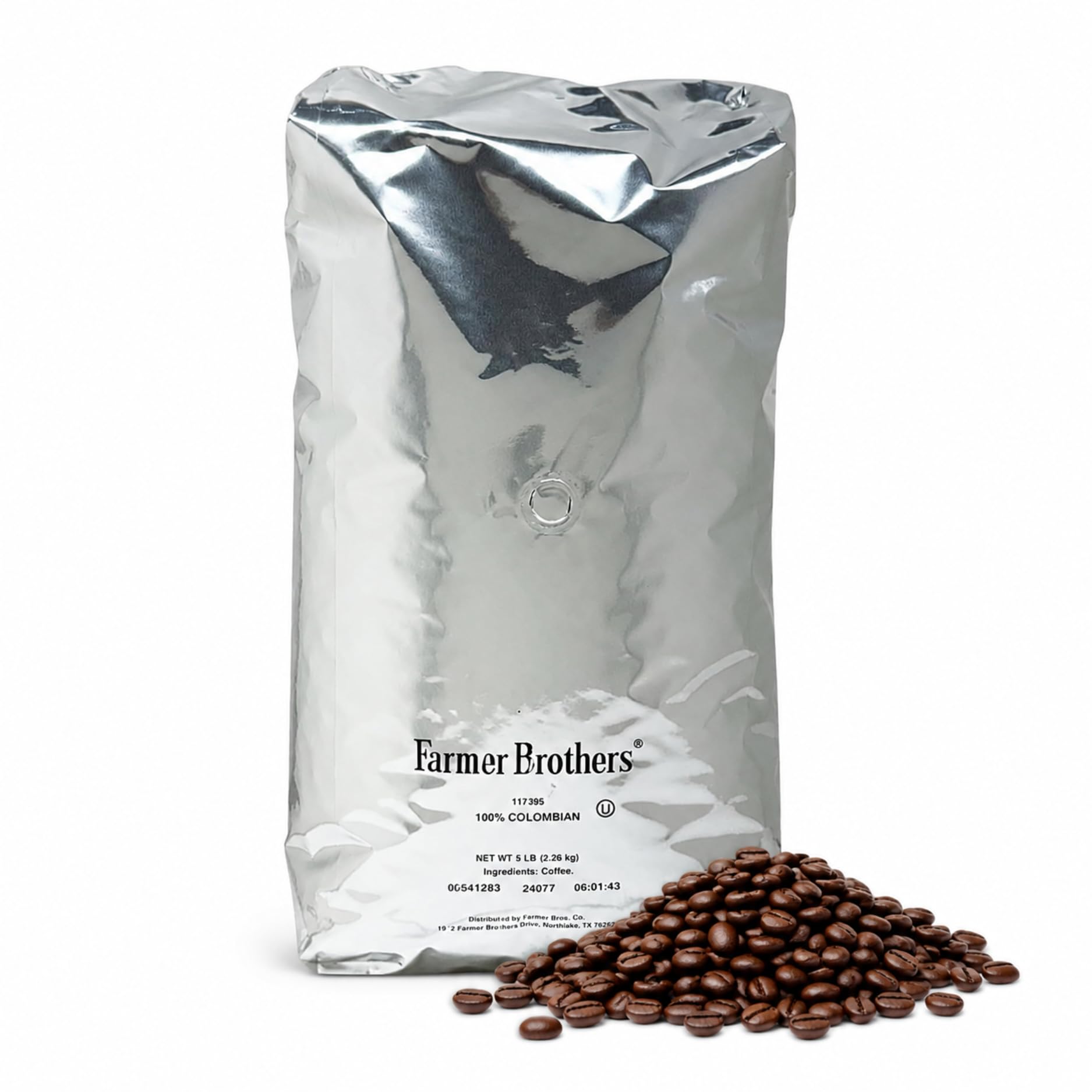 Amazon.com: Farmer Brothers 100% Colombian Whole Bean Coffee, 5lb