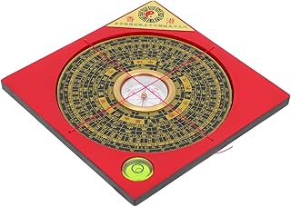 Sosoport Enfeites De Bússola Bússola Chinesa Feng Topper De Mesa Bússola Digital Decoração Chinoiserie Decorações Chinesas Luo Pan Artesanato Bússola Estilo Chinês Bússola Antiga Chinesa