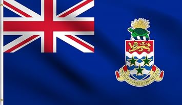 DMSE Cayman Islands Flag 3X5 Ft Foot 100% Polyester 100D Flag UV Resistant 3X5 Ft Foot 3X5 Ft Foot