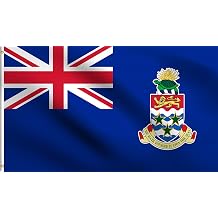 DMSE Cayman Islands Flag 3X5 Ft Foot 100% Polyester 100D Flag UV Resistant 3'X5' Ft Foot 3'X5' Ft Foot