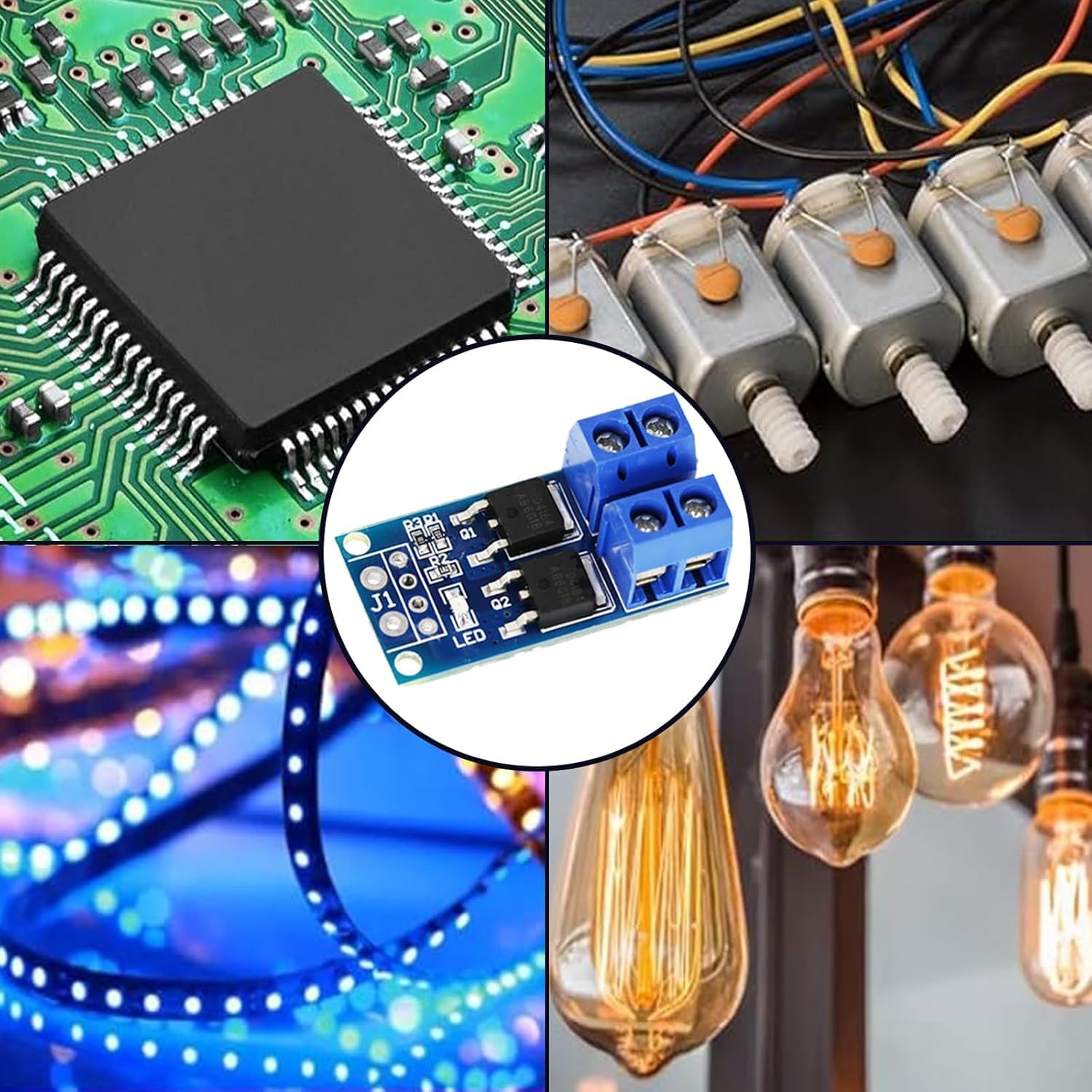 Modulo Driver Dual Mosfet 400W DC 5V-36V PWM Regolatore
