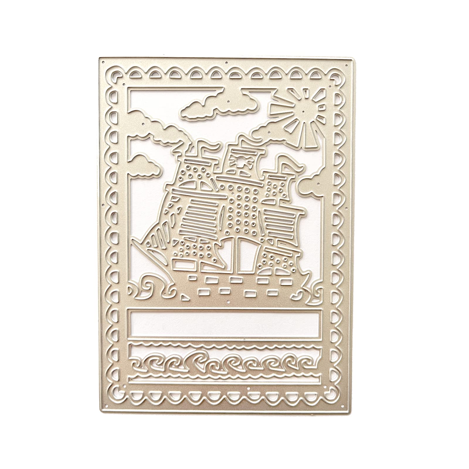 Jazuaiao Potala Metal Cutting Dies Stencils for Scrapbooking Decorative Embossing Paper Cards Template Decor Die Cuts Scrapbooking Stencils