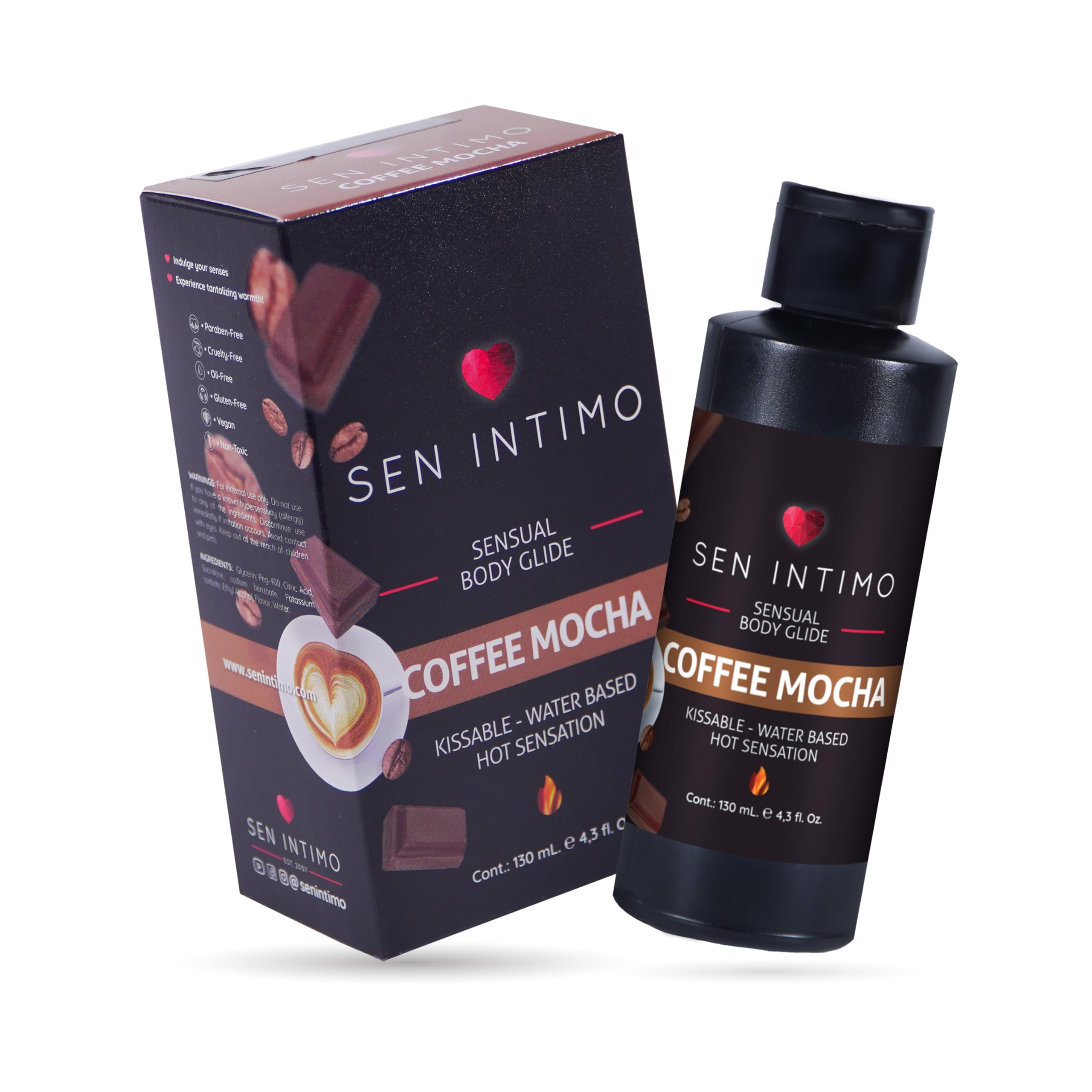 Amazon.com: Sen Intimo Sensual Body Glide - Coffee Mocha x 130 ML