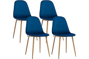 Blue Dining Chairs: CangLong's Comfort and Style for Modern Dining