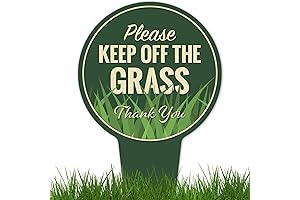 Sigo Sign, Please Do Not Walk on Grass