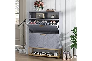 Slim Bedroom Shoe Storage Cabinet for Space Saving Organization