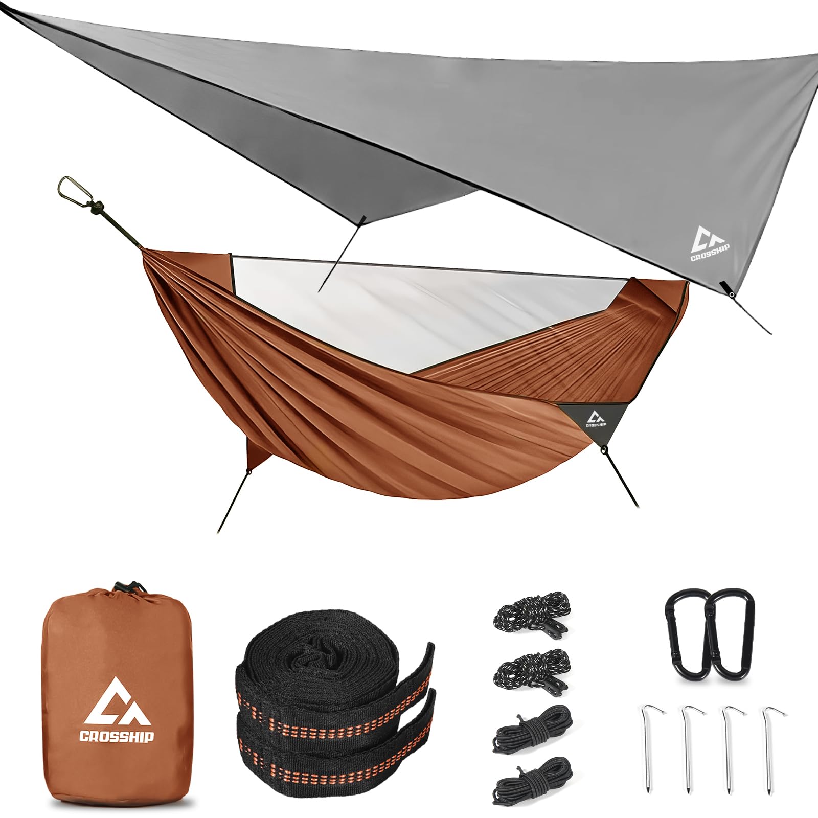 Camping Hammock Mosquito Net with Rain Fly