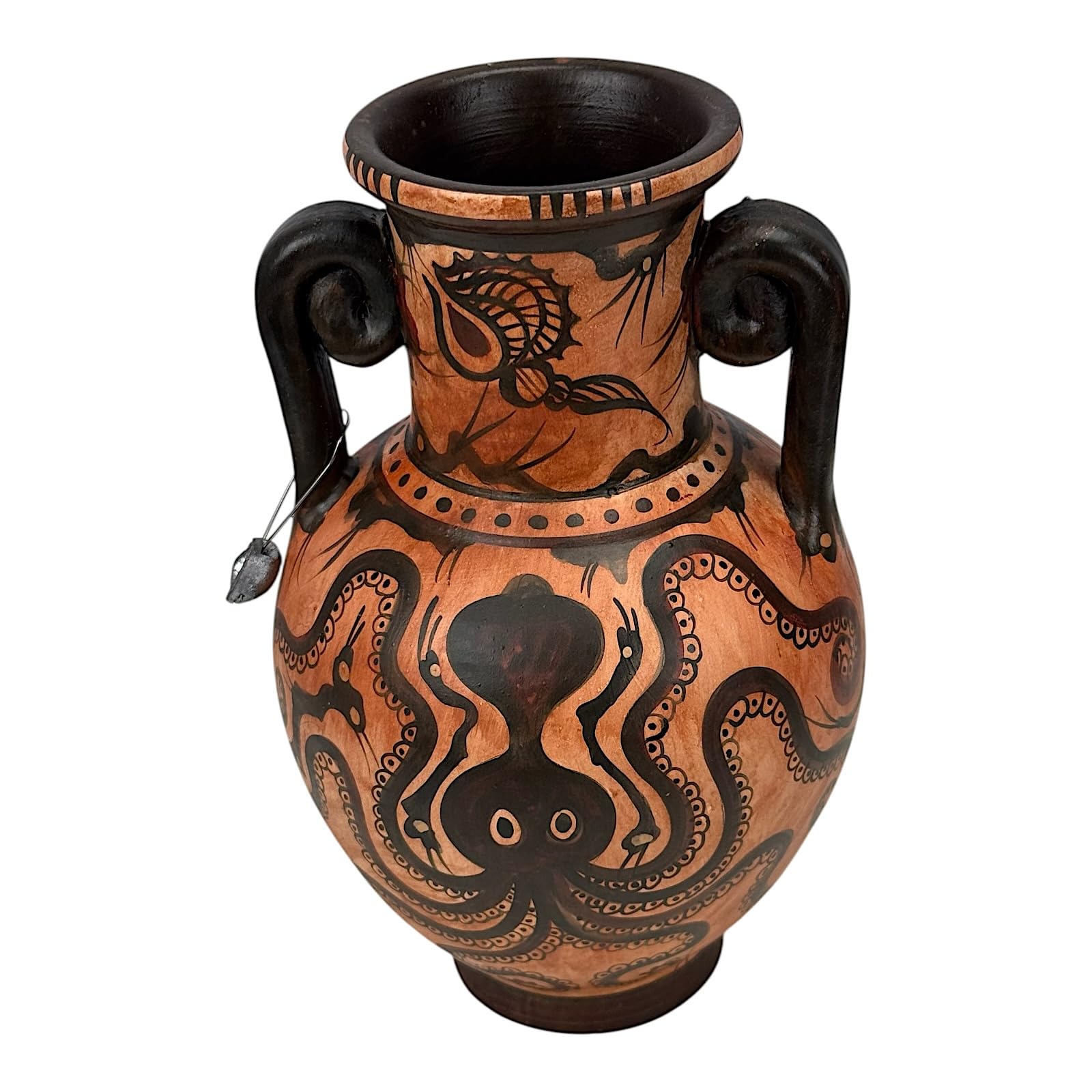 Vaso di polpo Anfora Stile marino Minoico Ceramica Cnosso Museo Copia 20 cm