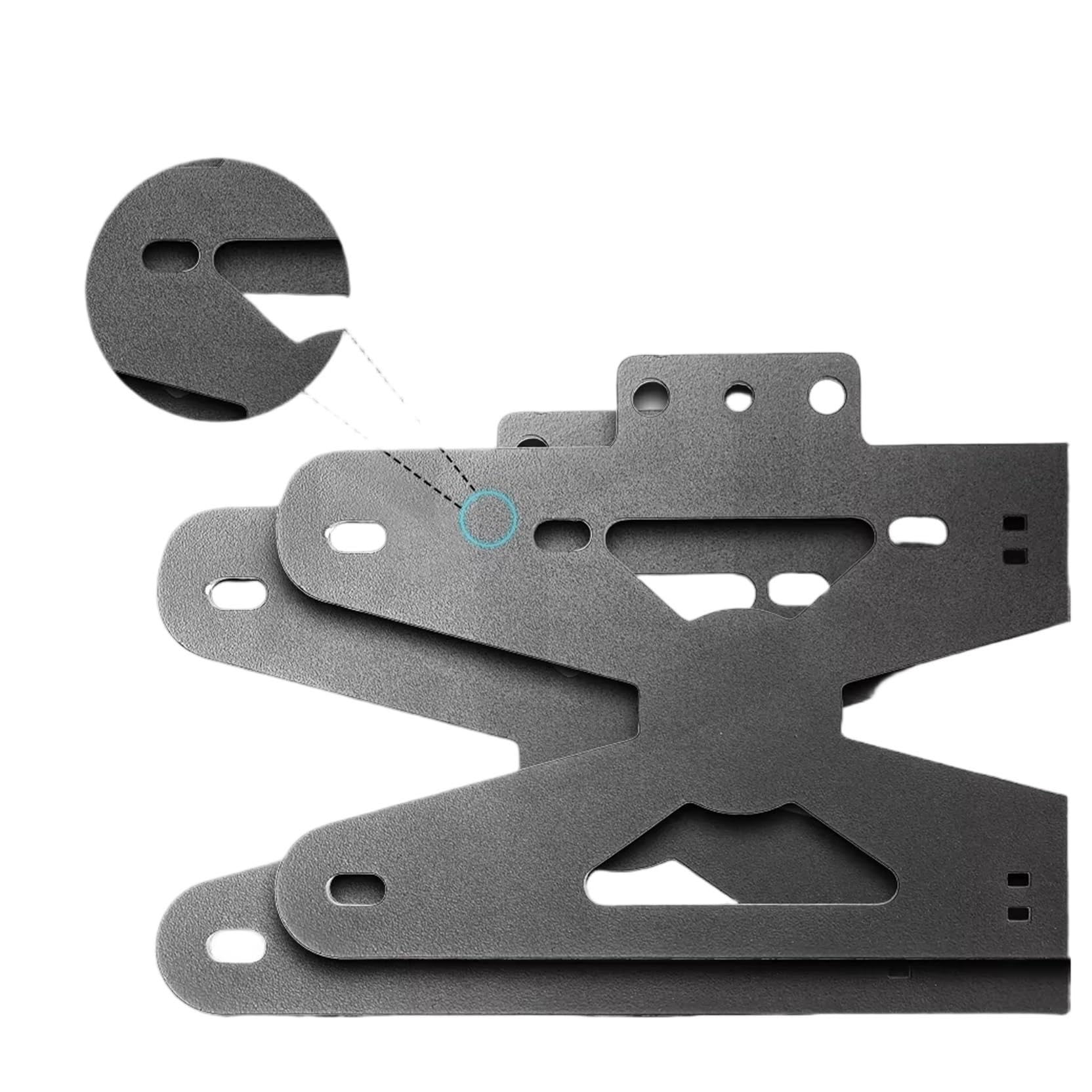 Soportes de matrículas para Moto Soporte Placa matrícula Trasera