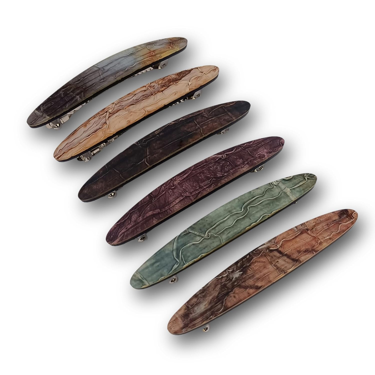 Hair clips for women and Girls Pack of 6, Hair clip for Girls, Hair clips for Women stylish, Back clips for women, Barrette, Black Plain hairclip, clip for hair