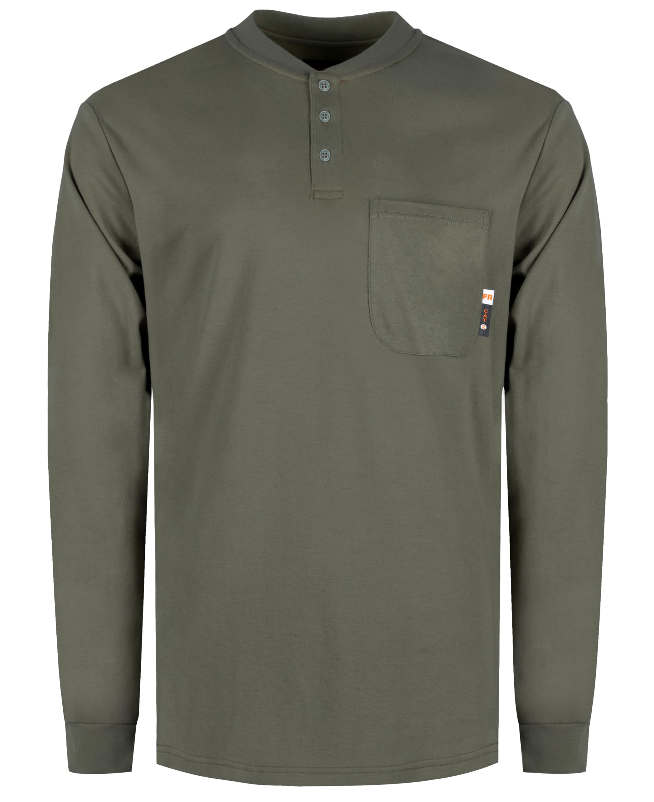 KONRECOFR Shirts for Summer Flame Resistant Shirt 5.5oz Light Weight&7oz CAT2 Henley Shirts