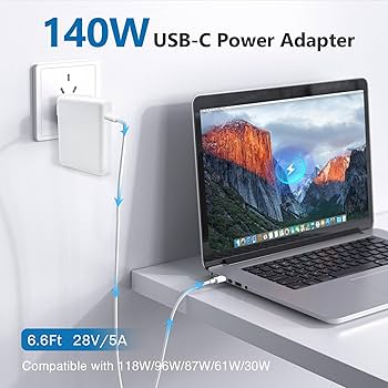 【美品】Apple純正 140W USB-C電源アダプタ MacBook Pro Amazon.com: Charger for Mac Book Pro 140W USB-C Power