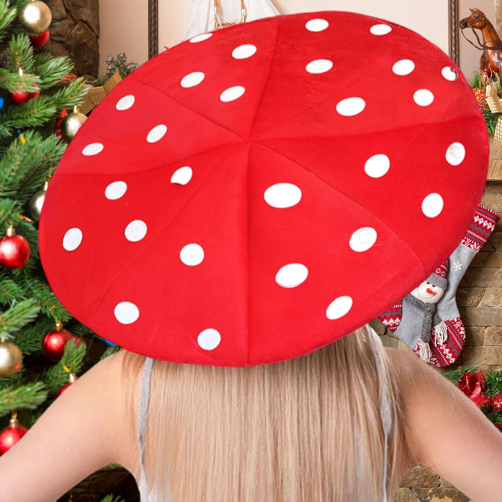 con sombrero de moteado de dibujos animados para accesorios de fotografía