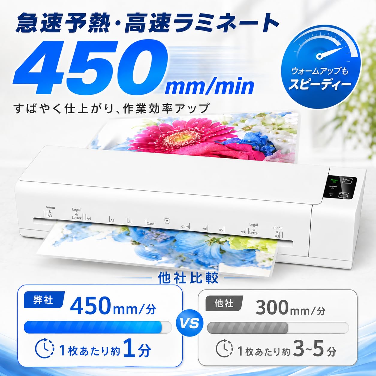 Amazon | ラミネーター A3/A4対応 ラミネート 器 80~150μmフィルム対応