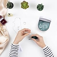 Vista 9 de EXCEART Limpiador de joyas Limpiador Jewlrey Limpiador Jewlry Limpiador de retenedores Limpiador de Casos Limpiadores Hogar Ojos Limpiador