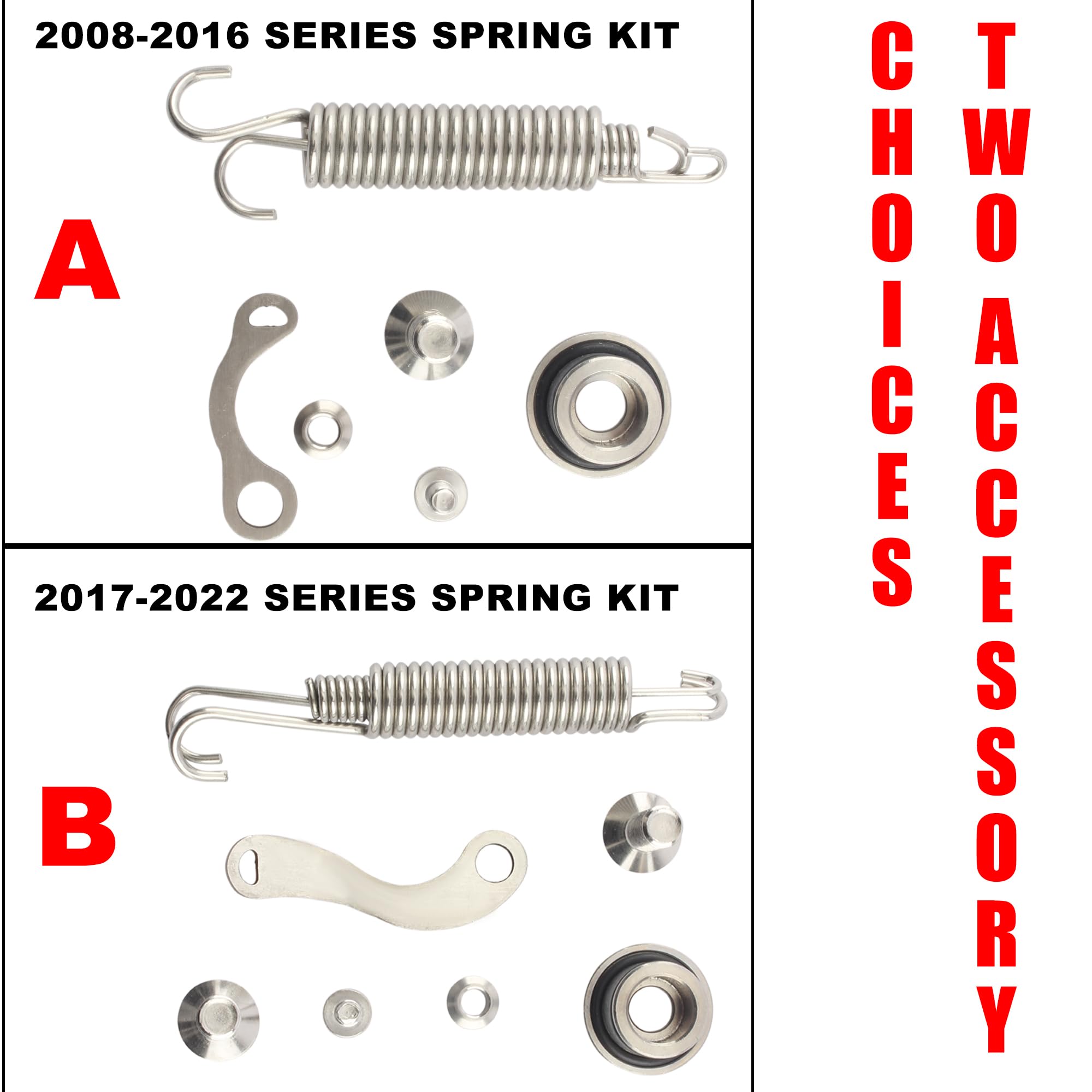 Motorrad Seitenständer,Seitenstaender Parkbein mit Federbasis, Seitenstütze Ersatz für EXC EXCF XC XCF XCW XCFW 125 200 250 300 350 450 500 530 2008-2016 Orange