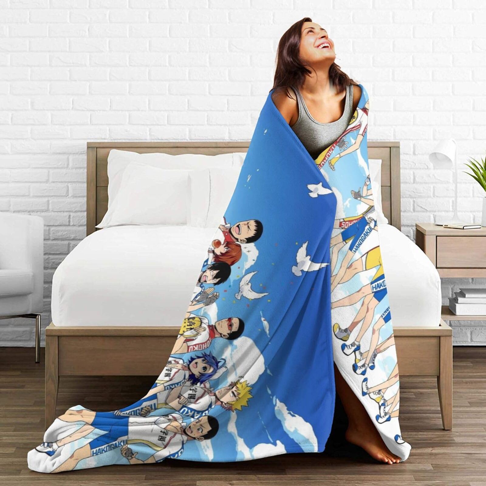 6155.shinshin堂 心芯快福 ブランケット Amazon｜弱虫ペダル 毛布 シングル 夏用 ブランケット フランネル