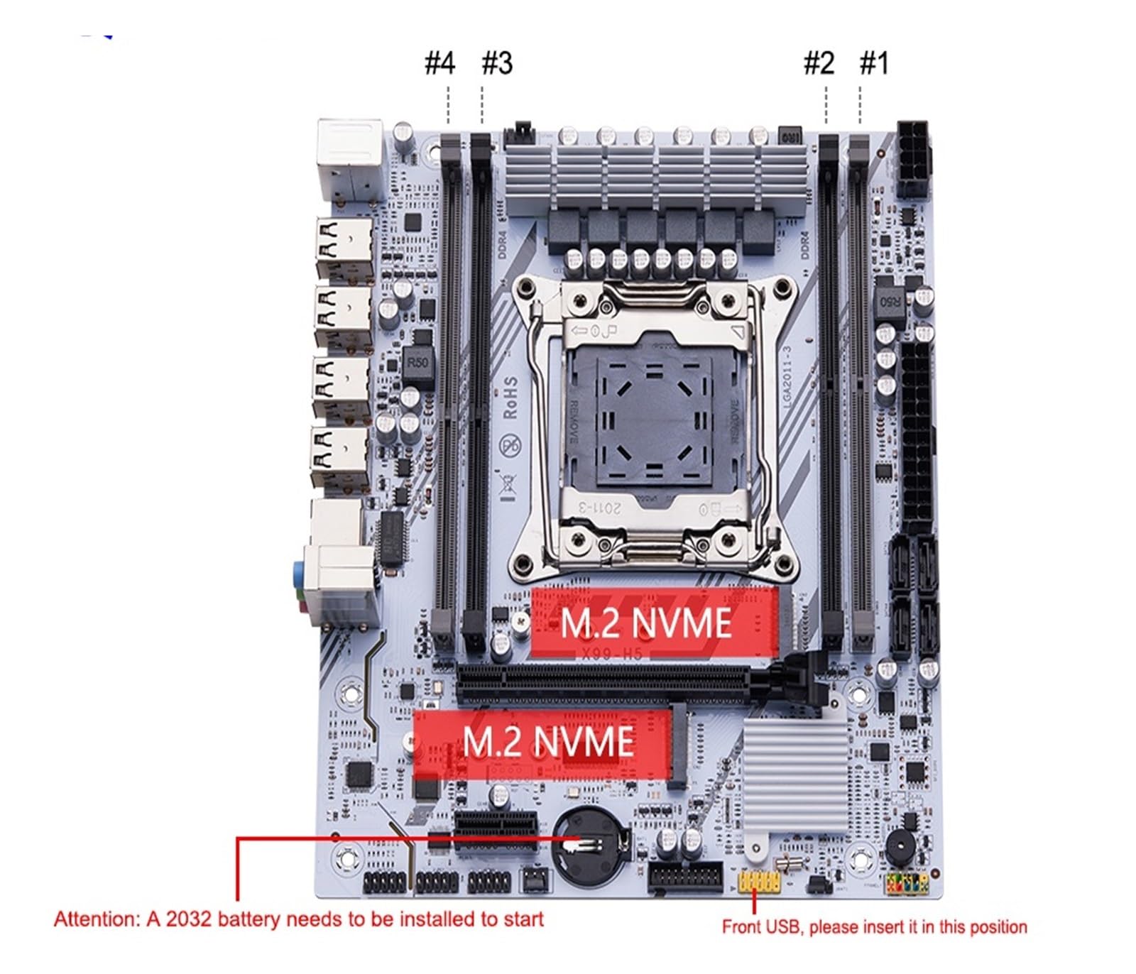 Amazon.com: X99 Motherboard Set Kit with LGA2011-3 Xeon E5 2630 V4
