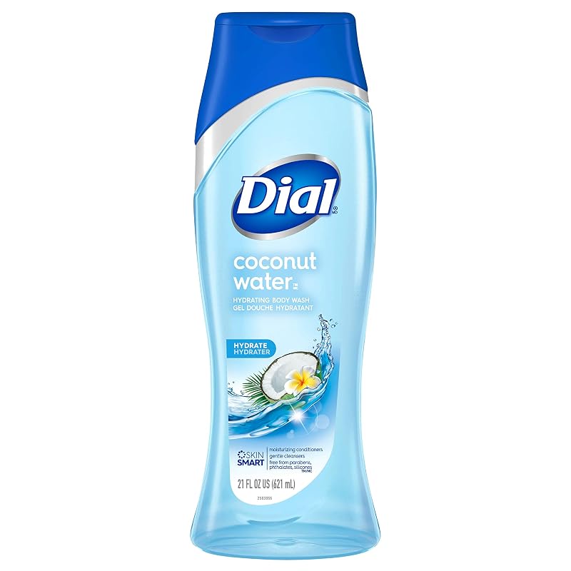 Sabonete líquido corporal Dial com água de coco, 473 mL