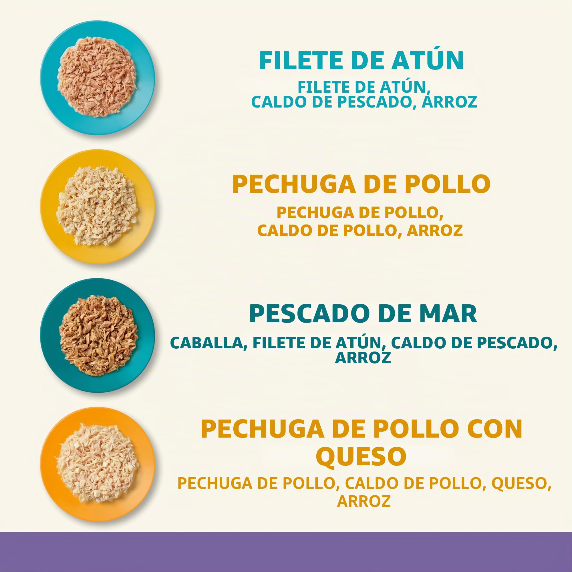 Applaws Comida Húmeda para Gatos Adultos en Caldo - Atún, Pollo y Pescado del Océano - Paquete 12x70g