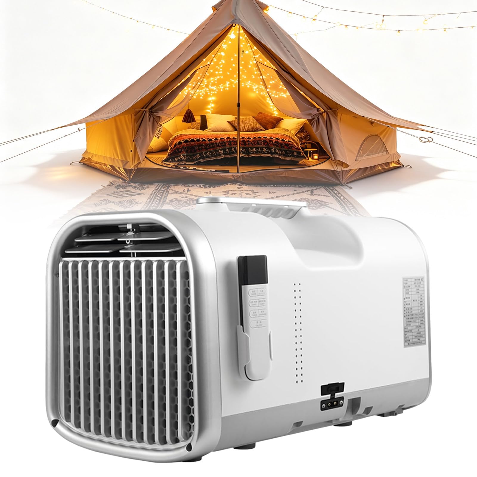 ZEEKYFOR Quiet Portable Air Conditioners for Travel & Camping 5100BTU
