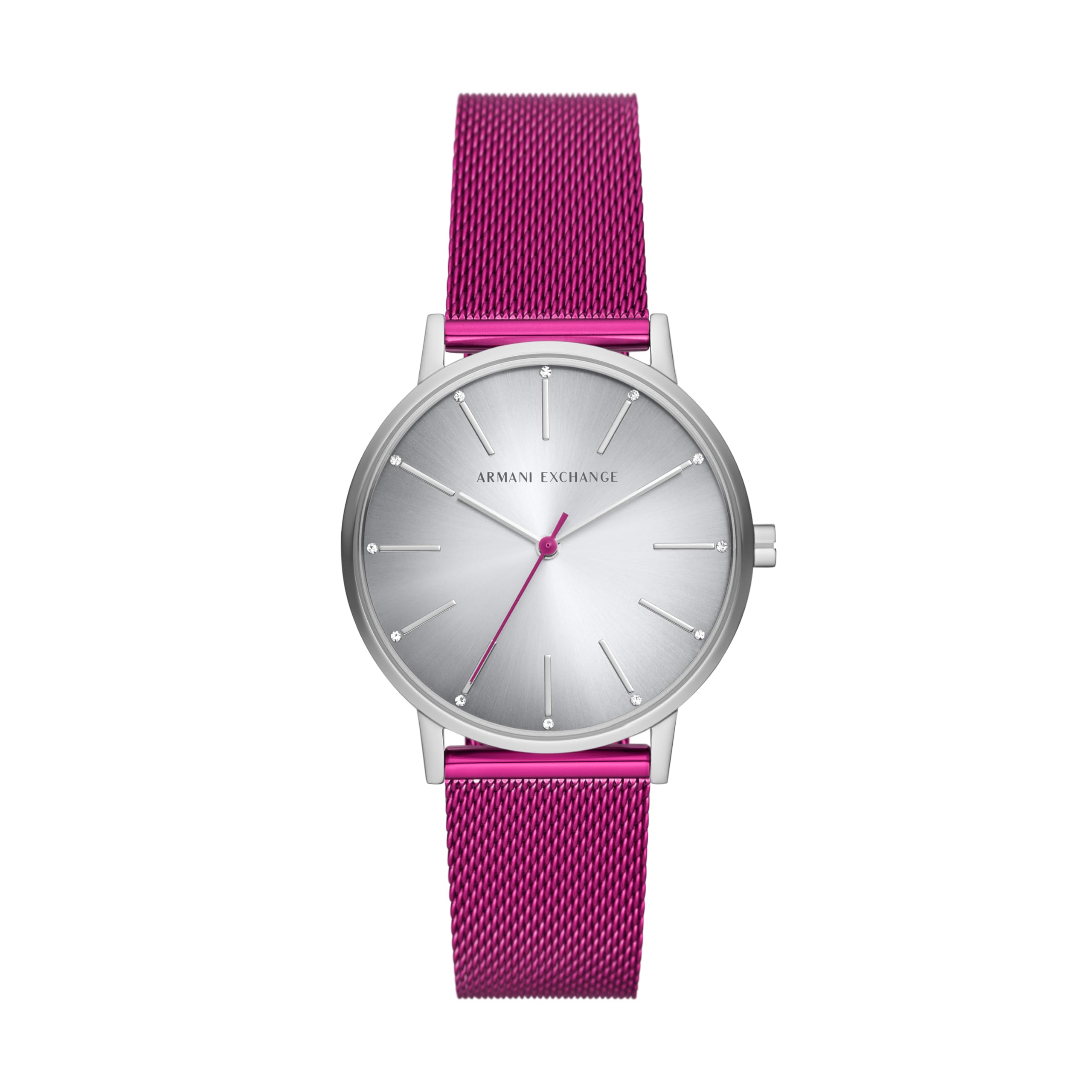 Armani Exchange Stainless Steel Analog Gray Dial Womens Watch-Ax5616, Band Color-Pink (B0CYN8F826) Amazon Price History, Amazon Price Tracker
