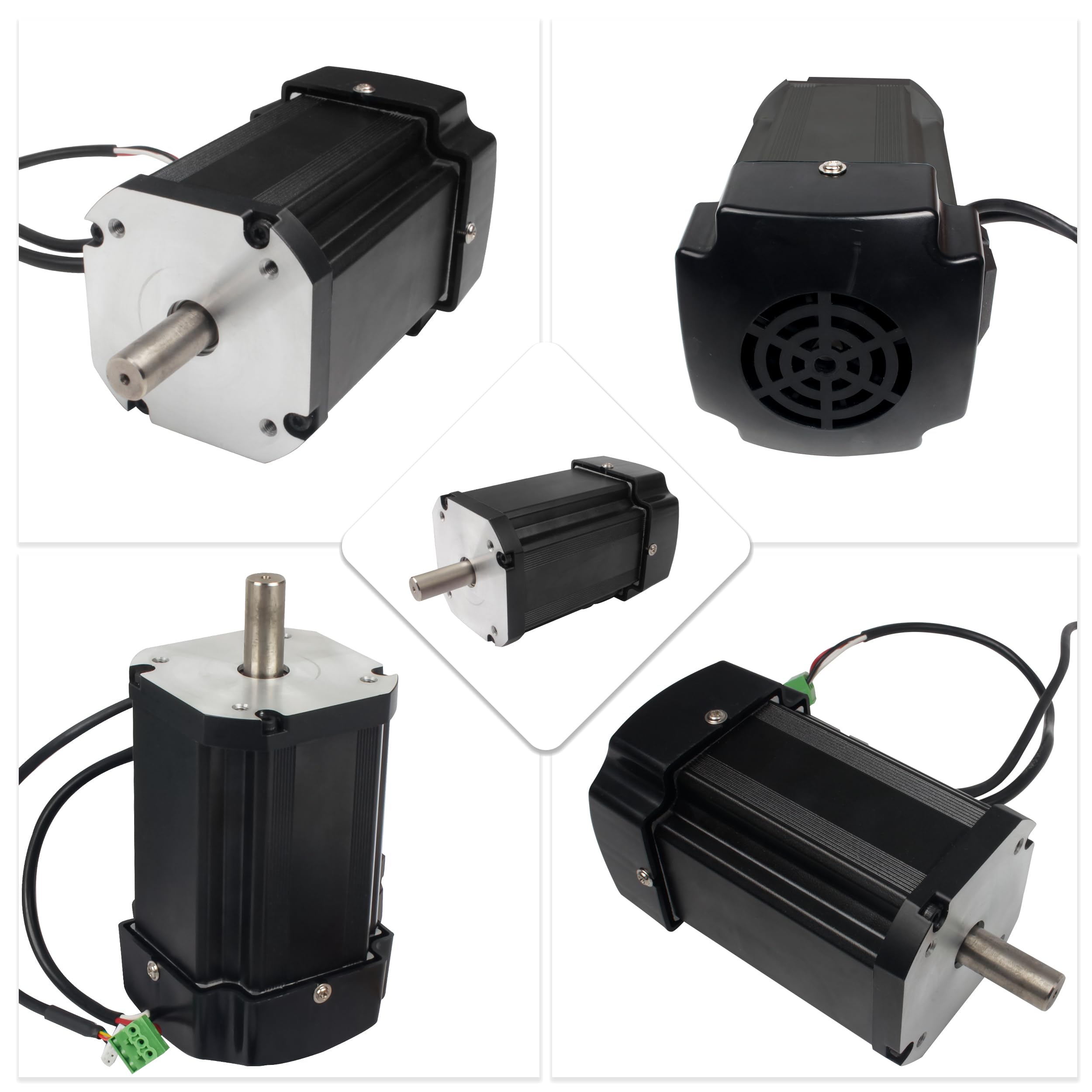 RATTMMOTOR Mini Drehmaschine Bürstenloser Motor, 900W 220V DC bürstenloser Metall Drehmaschinen spindelmotor 4000RPM mit Hauptsteuerplatte 6 Stück Kit, für CD/WM-210v Drehmaschinenteil