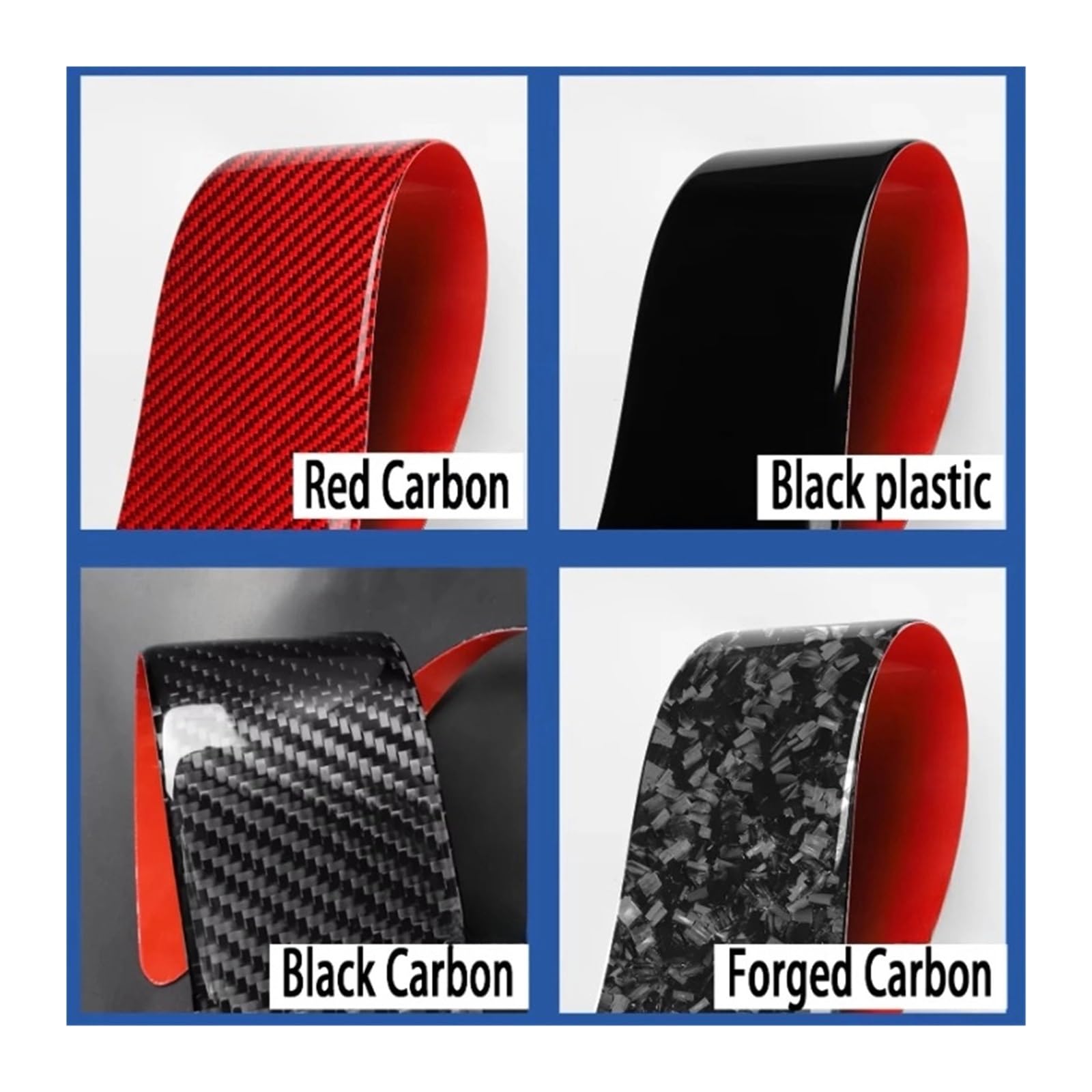 Naklejki na panel boczny i boczny pilota, modyfikacja naklejki wewnętrznej, kompatybilne z akcesoriami samochodowymi W206 2022, włókno węglowe | Copilot Both Sides Modification Car Accessories Carbon Fiber(Black Carbon)