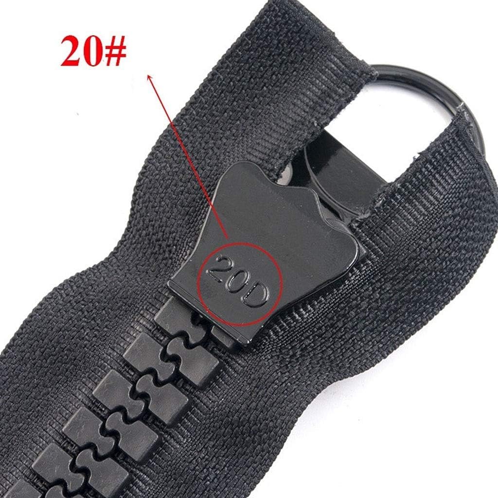 Zamek błyskawiczny Zamki błyskawiczne. 20 bardzo dużych, ręcznie robionych kurtek puchowych z kieszeniami na zamek błyskawiczny(Black,90cm)