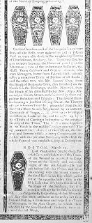Boston Massacre 1770 Nthe Boston Massacre 5 March 1770 Detail From A Contemporary American Broadside Symbolically Showing The Five American Fatalities Poster Print by (18 x 24)