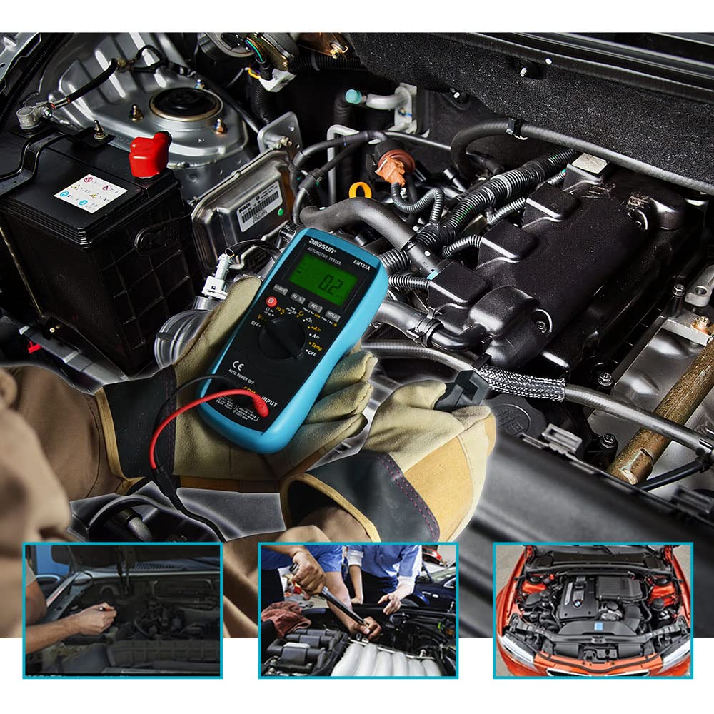 allsun Auto Multimeter - AC/DC Voltage, Current & More -6