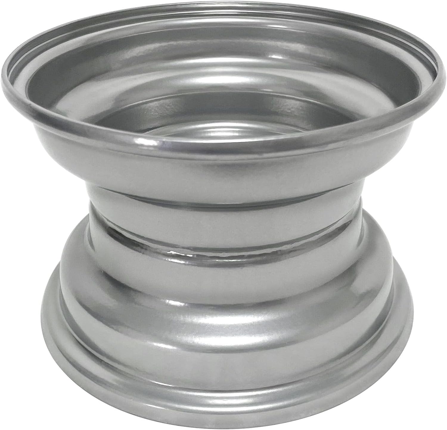6" Silver ATV Rim with 3 Lug Wheel 78mm Spacing for 145/70-6 Tire - Compatible with 70cc, 90cc, 110cc, 125cc ATV, Go Kart, Quad, 4 Wheelers (1)