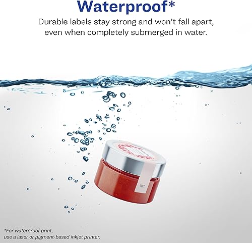 Miniatura 2 de Avery Etiquetas de banda envolvente impermeables duraderas, tecnología Sure Feed, 1.5 x 3.5 pulgadas, total, resistentes al aceite y al desgarro,