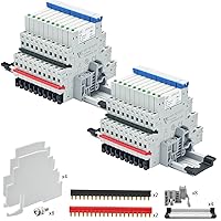 Vista 12 de Relé electromagnético 5VDC SPDT 6Amp, relés de alimentación con indicador LED, base de enchufe, riel DIN, ultra delgado de 6.2mm, certificación UL