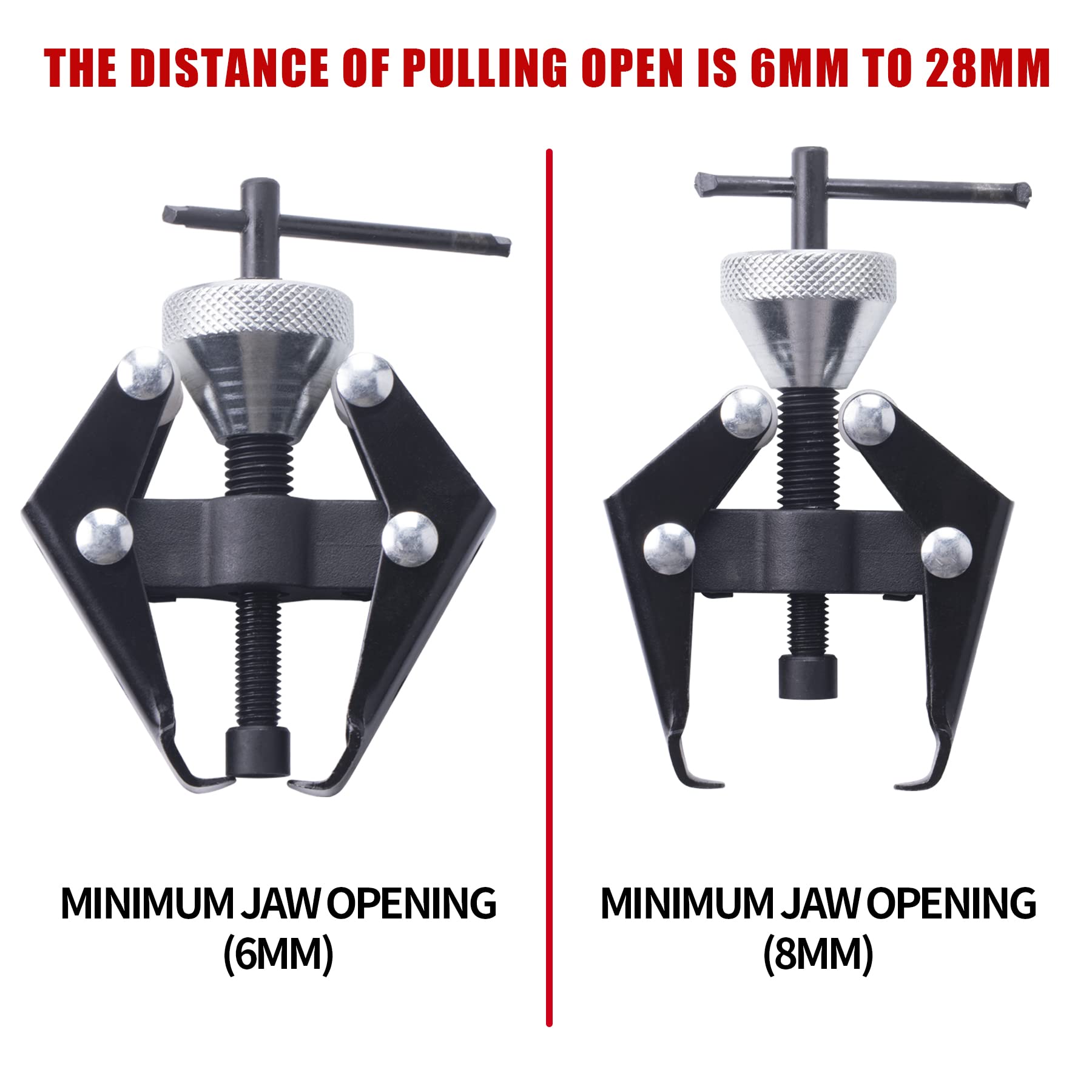 Gashwer Battery Terminal and Wiper Arm Puller Tools, Windshield Wiper Arm Removal Tool, Heavy-Duty Arm Bearing Remover Puller Repair Tool