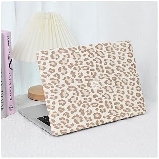 Compatible with MacBook Air 13 inch Case 2022-2018 M1 A2337 A2179 A1932,Leather Leopard Print for Mac Air 13,Cheetah Case with Keyboard Cover for MacBook Air 13-inch Cow Pattern,Leopard White - Amazon product rated Grade B