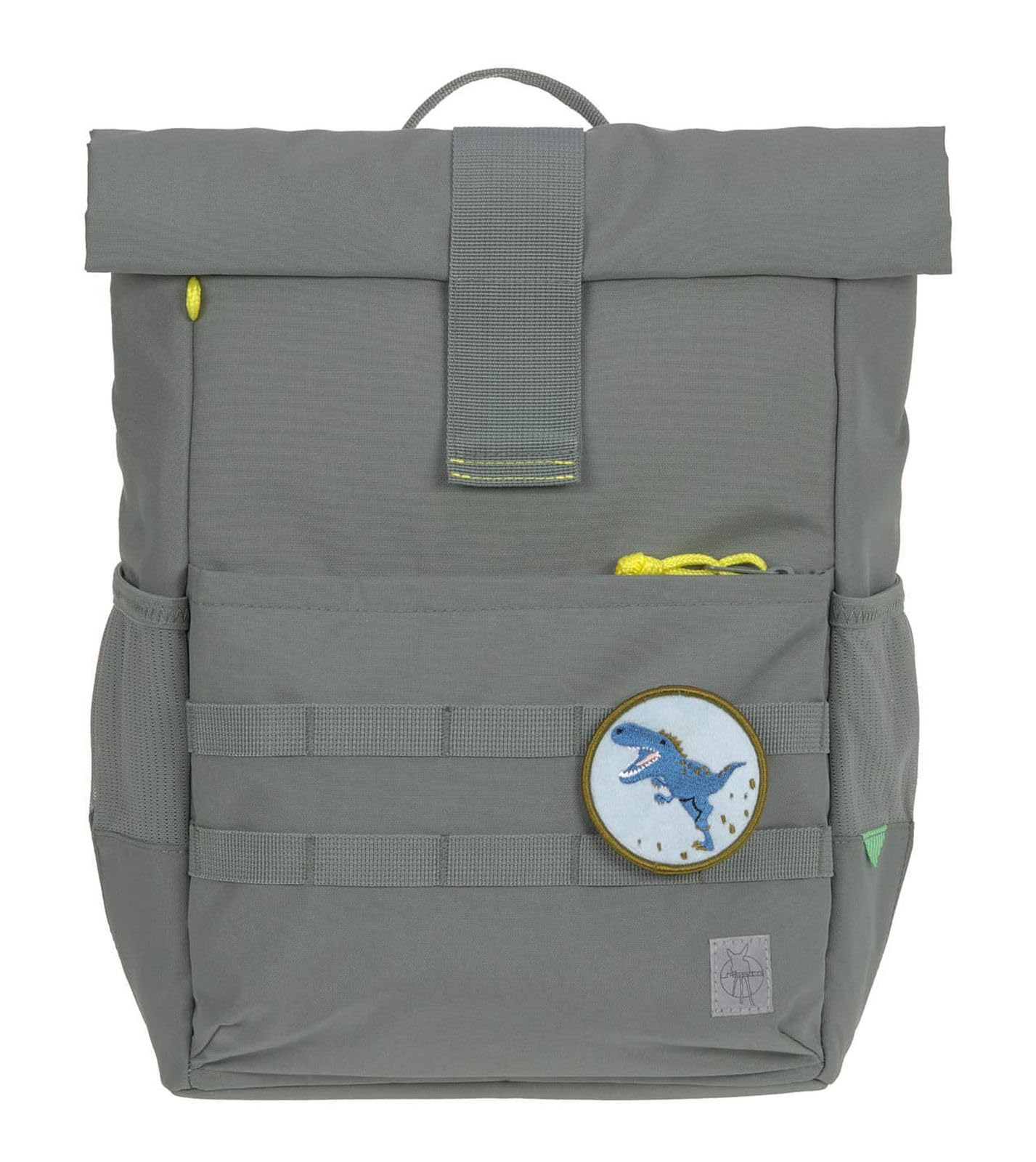 LÄSSIG Kinderrucksack mit Brustgurt, wasserabweisend, 12-15 Liter/Medium Rolltop Backpack Grün