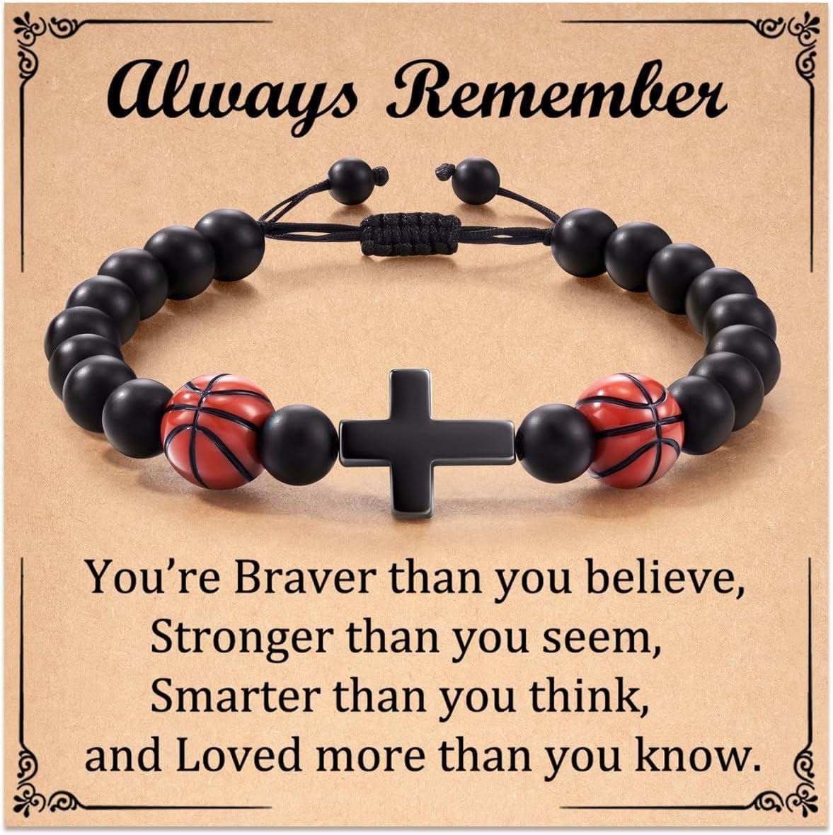 Fuqimanman2020 Baseball Bracelet Basketball Bracelet Adjustable Braided Baseball Basketball Bracelet Charm Gifts For Sports Lover