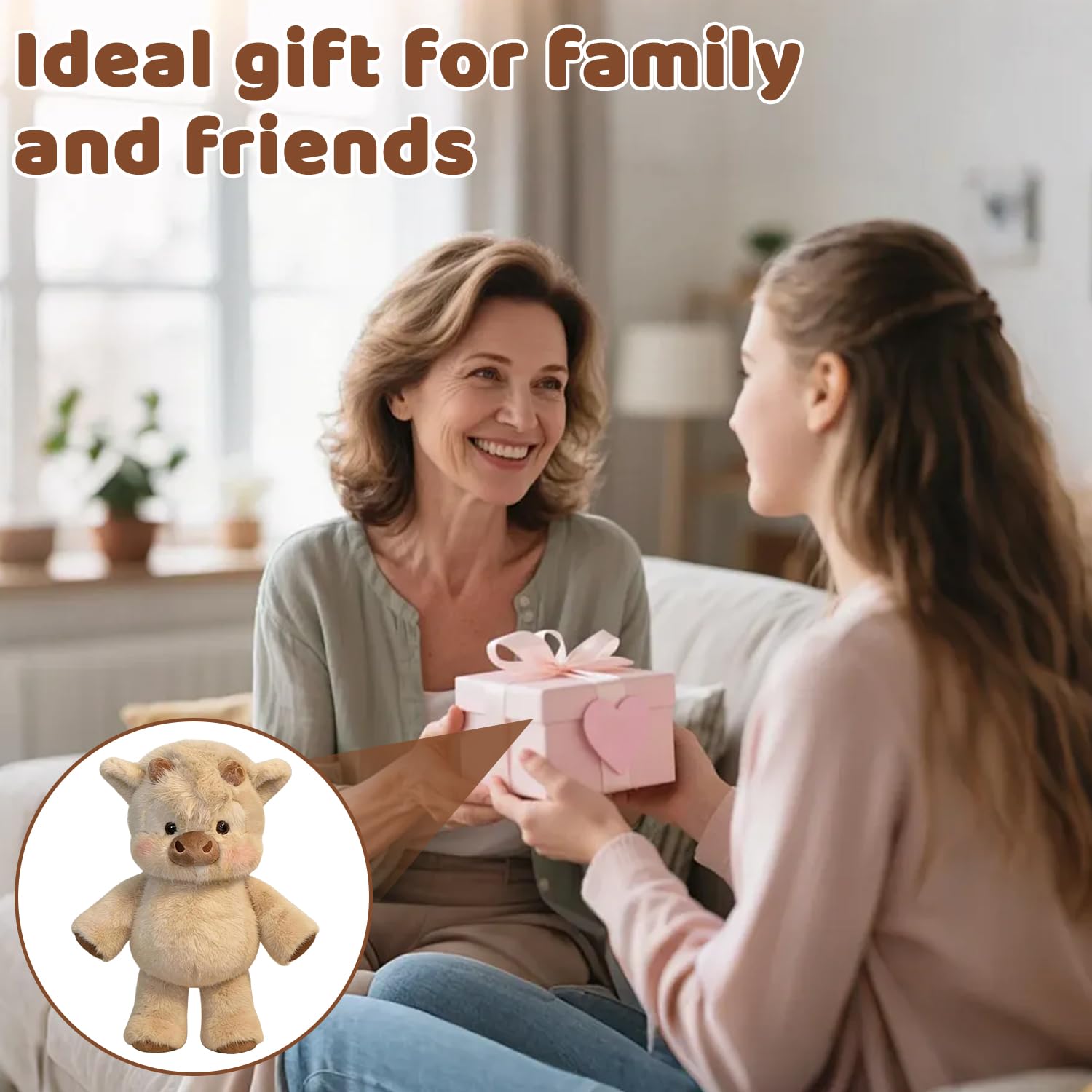 Peluche Che Corre, Peluche Di Cinghiale, Pe-luche Cinghiale Che Corre, Pe-luche Vitello Che Co-rre, Running Cow Plush, Mucca Morbido Pelu-che, Pelu-che Highland Cow, Regalo per Fan e Famiglia