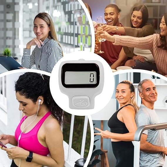 Clicker Counter Multifunctional Portable | Digital Finger Counter for Outdoors Fitness School Workplace Home Office Classroom Gym Hiking Running Walking Exercise Daily