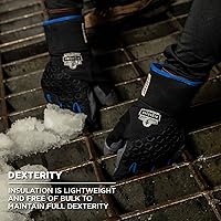 Vista 5 de Ergodyne Proflex 817 WP guante térmico aislante de utilidad, impermeable, color negro