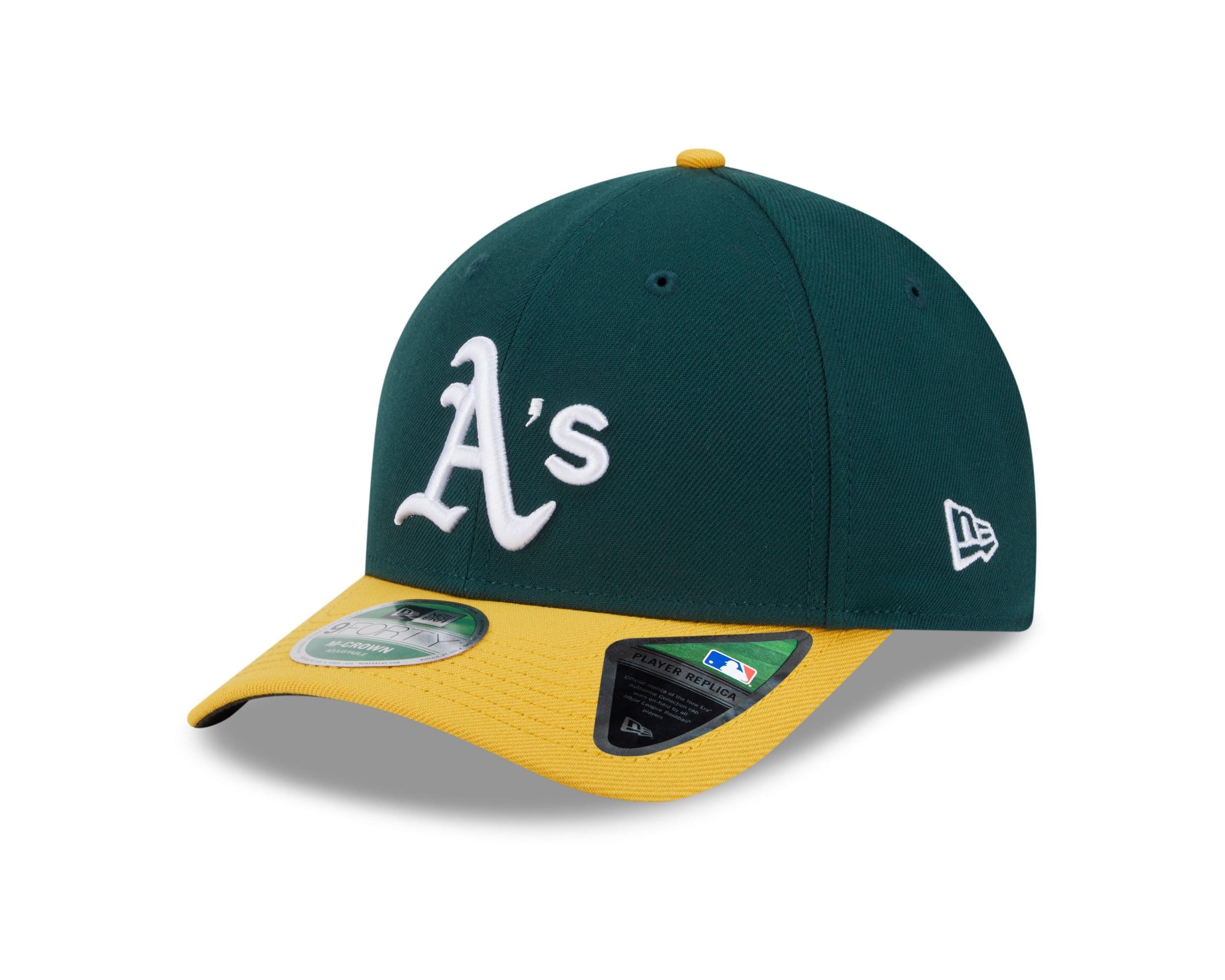 New Era Oakland Athletics MLB Player Replica 9Forty M-Crown Cap Green Yellow